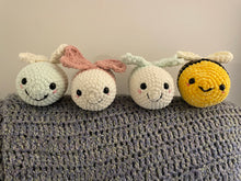 Load image into Gallery viewer, Pastel Handcrafted Crochet Bee