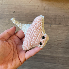 Load image into Gallery viewer, Small Handcrafted Crochet Stingray