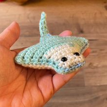 Load image into Gallery viewer, Small Handcrafted Crochet Stingray