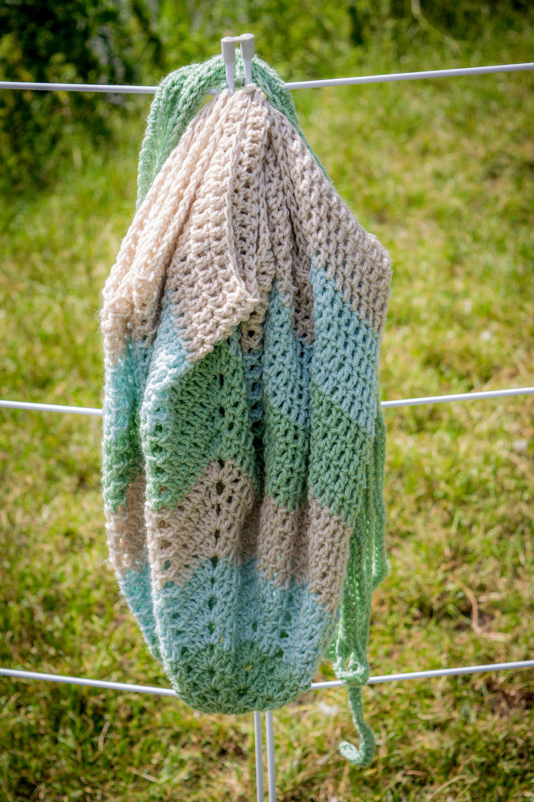Baby Bag Handmade Crochet Blanket