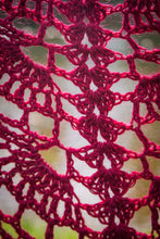 Load image into Gallery viewer, Maroon Crochet Lace Wrap
