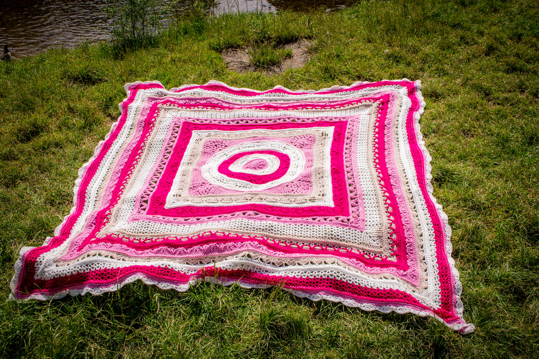 Pink Crochet Blanket