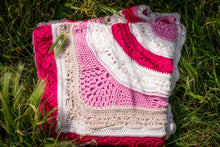 Load image into Gallery viewer, Pink Crochet Blanket
