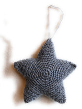 Load image into Gallery viewer, Christmas Star Handmade Crochet Decoration
