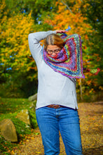 Load image into Gallery viewer, Multi Colour Handmade Crochet Wrap
