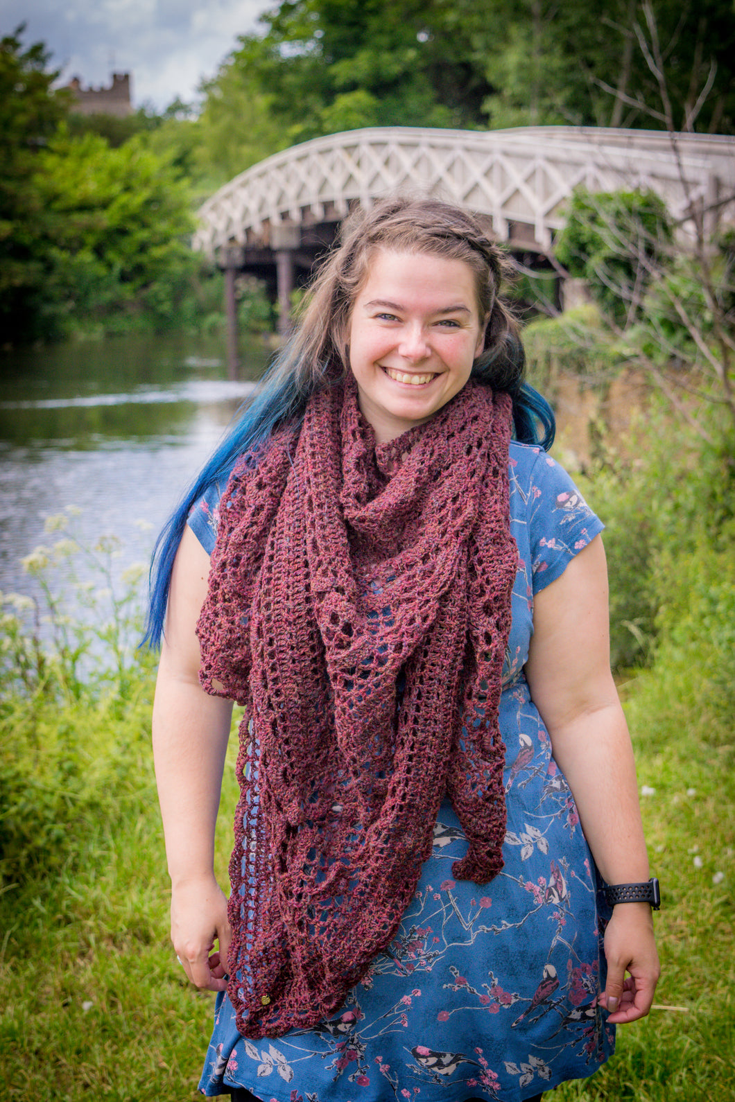 Wool Crochet Handmade Shawl