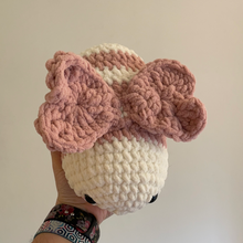 Load image into Gallery viewer, Pastel Handcrafted Crochet Bee
