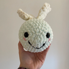 Load image into Gallery viewer, Pastel Handcrafted Crochet Bee

