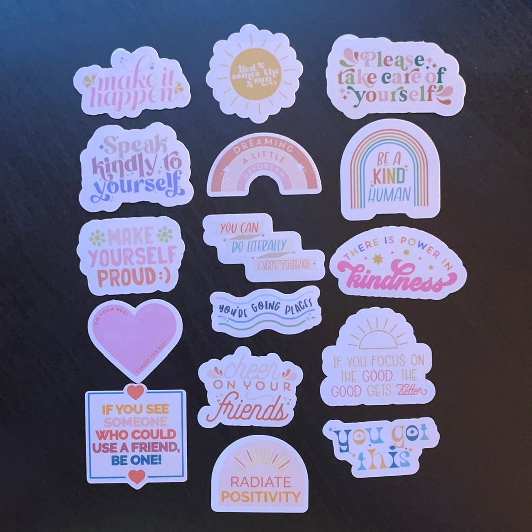 Positivity Sticker Set